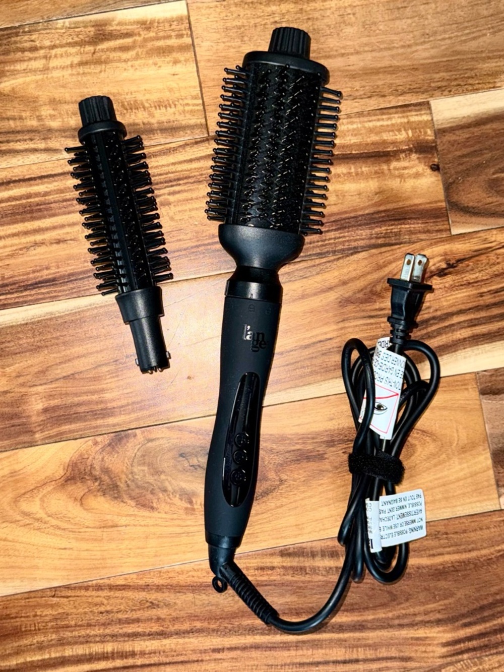 L’ange Heat Styling Brush with Interchangeable Barrel